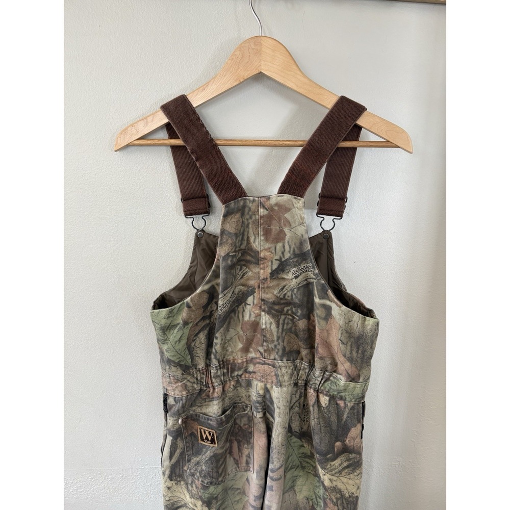 Walls Youth 18 Reg Camo Insulated Hunting Bib Overalls Advantage Timber F93065 - Picture 7 of 7